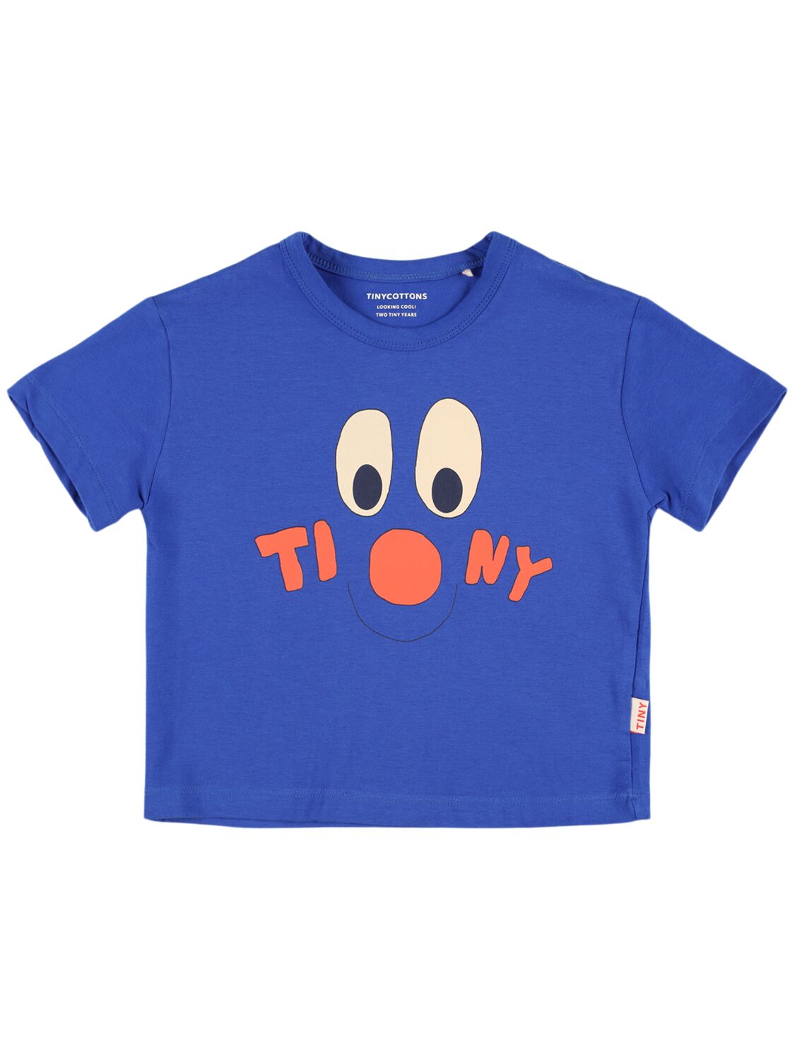 Tiny Cottons Kids' Printed Organic Cotton T-shirt In Blue