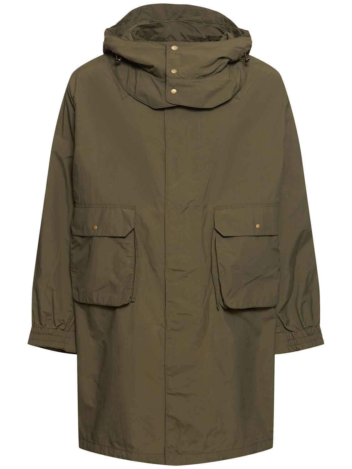 Barbour Heritage Plus Nylon Parka In Green