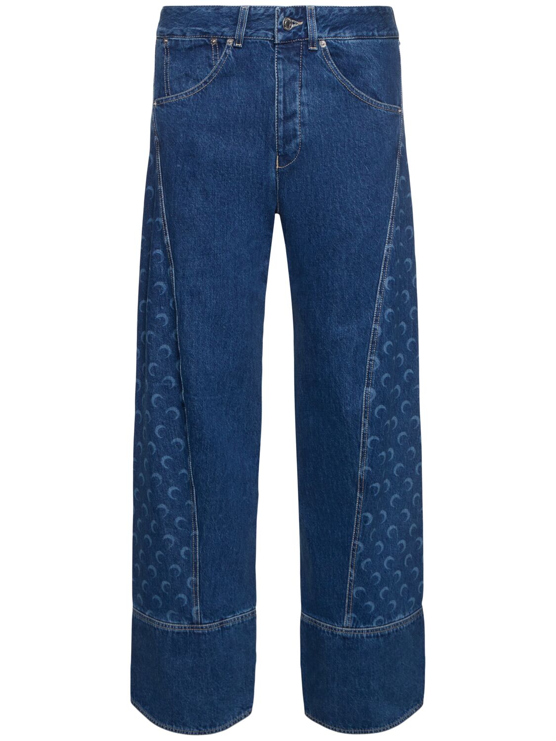 Image of Deadstock Cotton Denim Loose Jeans