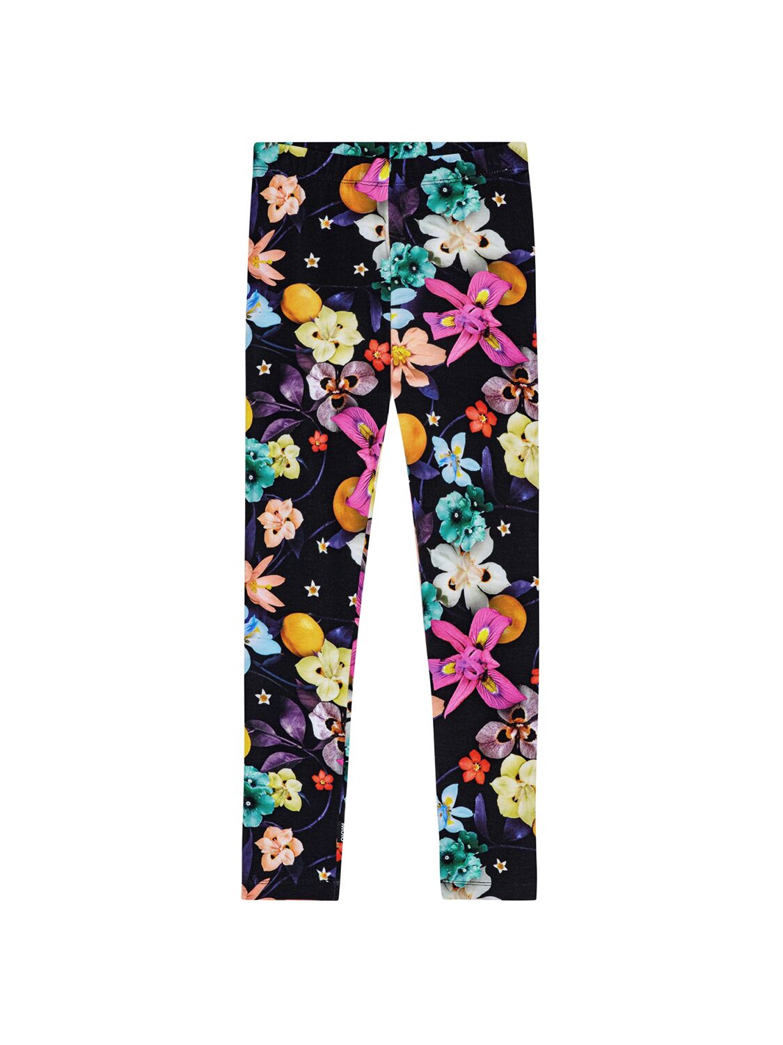 Molo Printed Organic Cotton Jersey Leggings In Multi