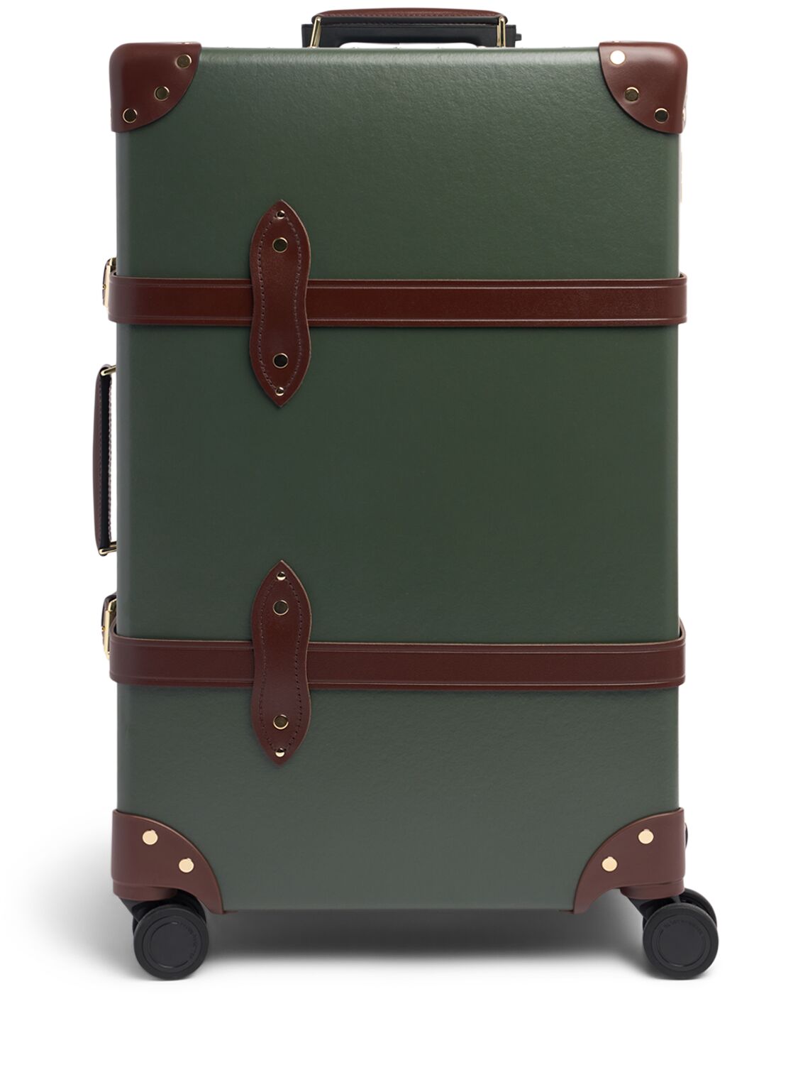 Globe-trotter Medium 4x Wheel Trolley In Green