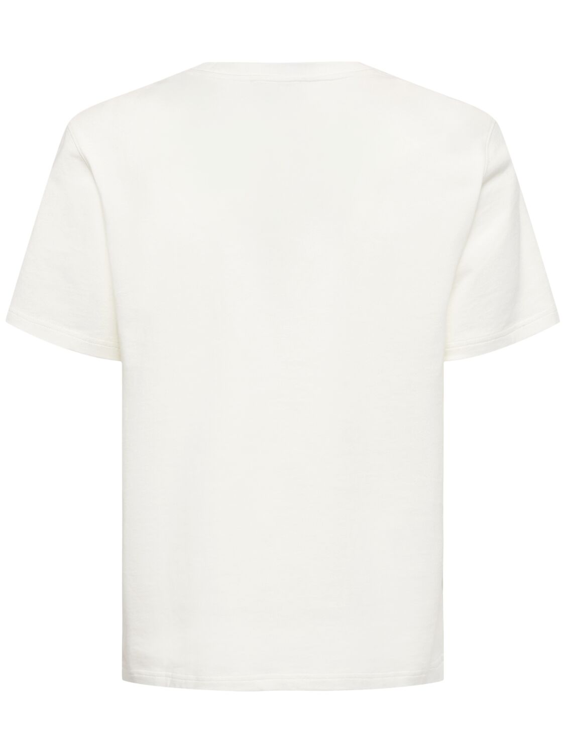 Shop Ami Alexandre Mattiussi Adc Logo Cotton T-shirt In White