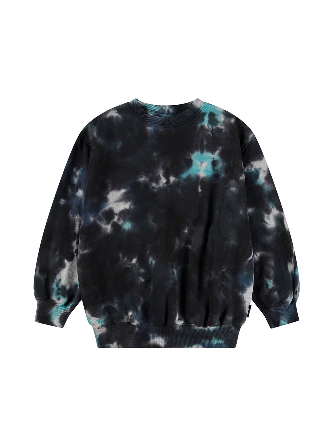 Molo Tie Dye Organic Cotton Fleece Sweatshirt In Multi