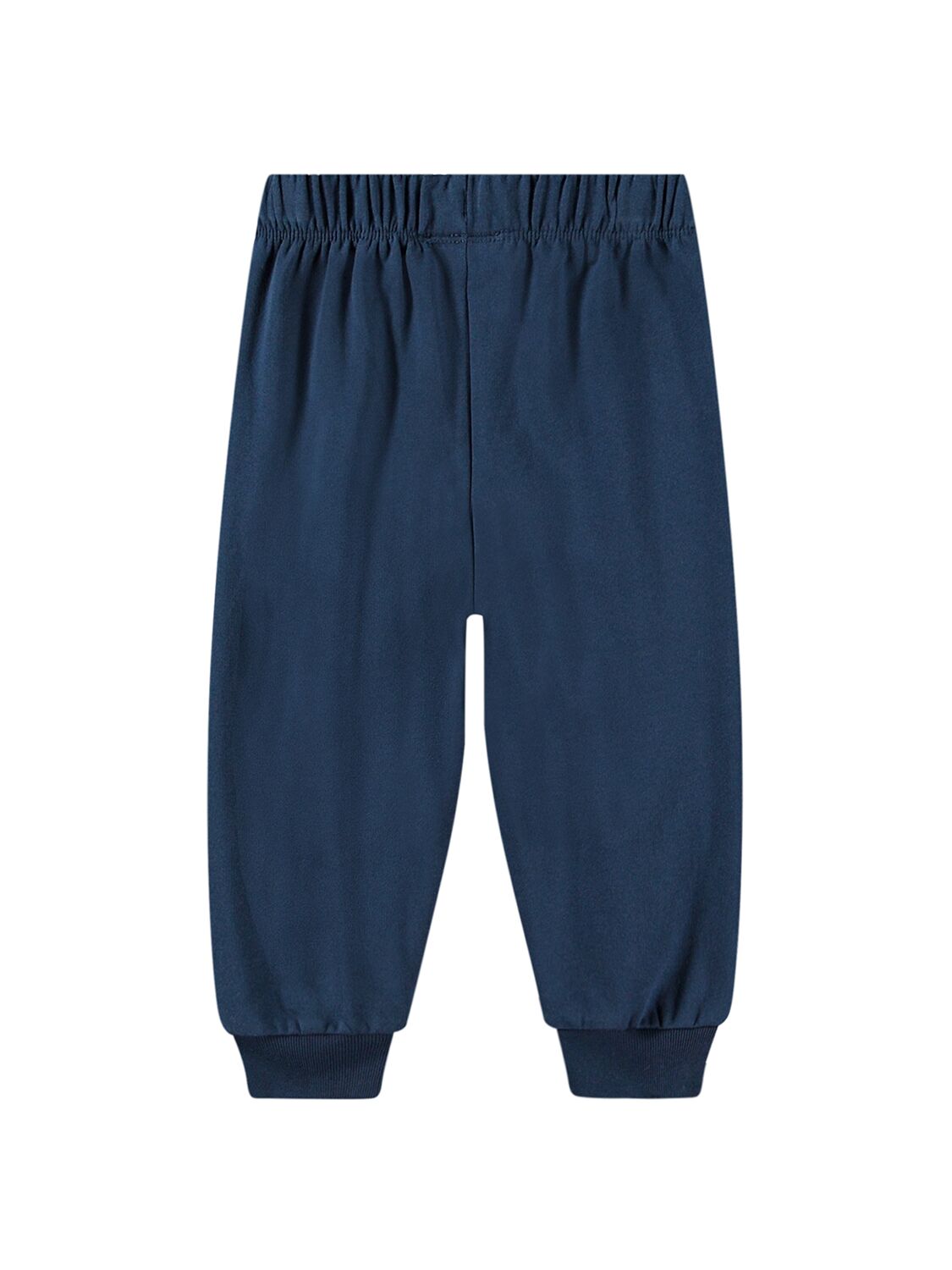 Shop Molo Organic Cotton Fleece Sweatpants In Blue