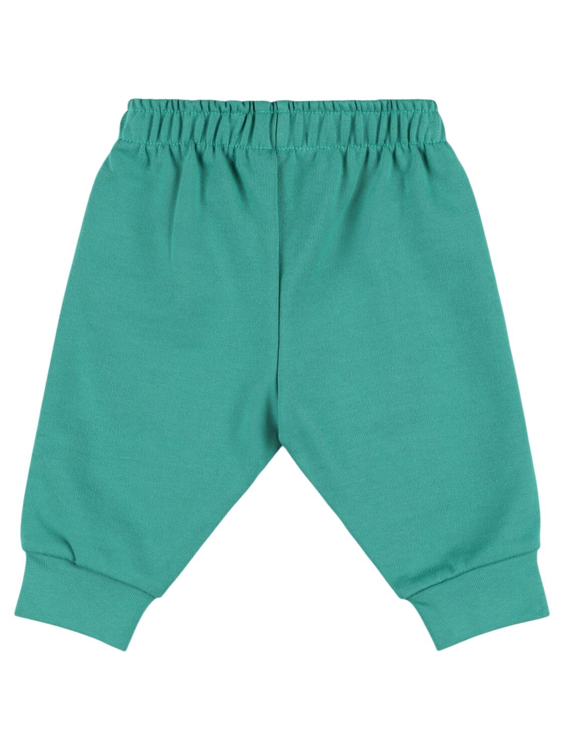 Shop Tiny Cottons Striped Organic Cotton Sweatpants In Green