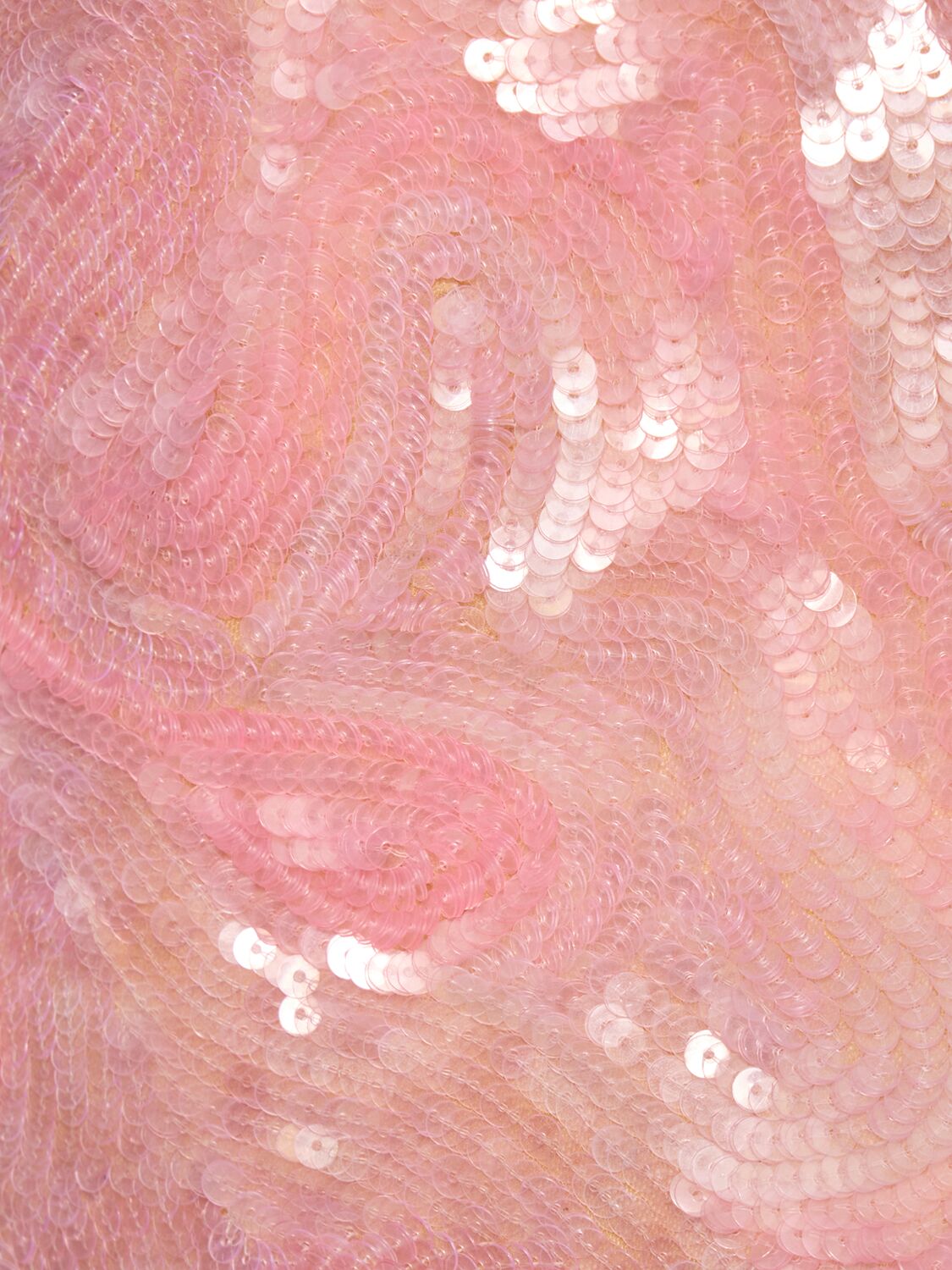 Shop Nensi Dojaka Heartbeat Hand-embroidered Mini Dress In Pink
