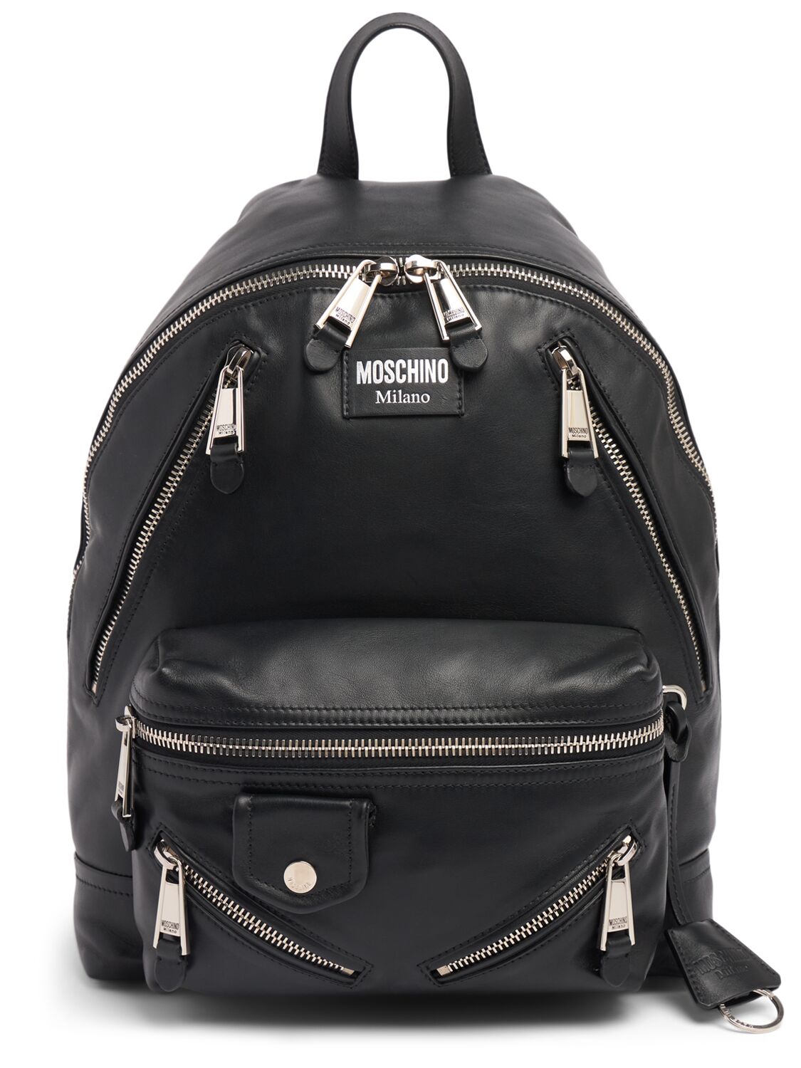 Moschino Biker Bag Backpack In Black