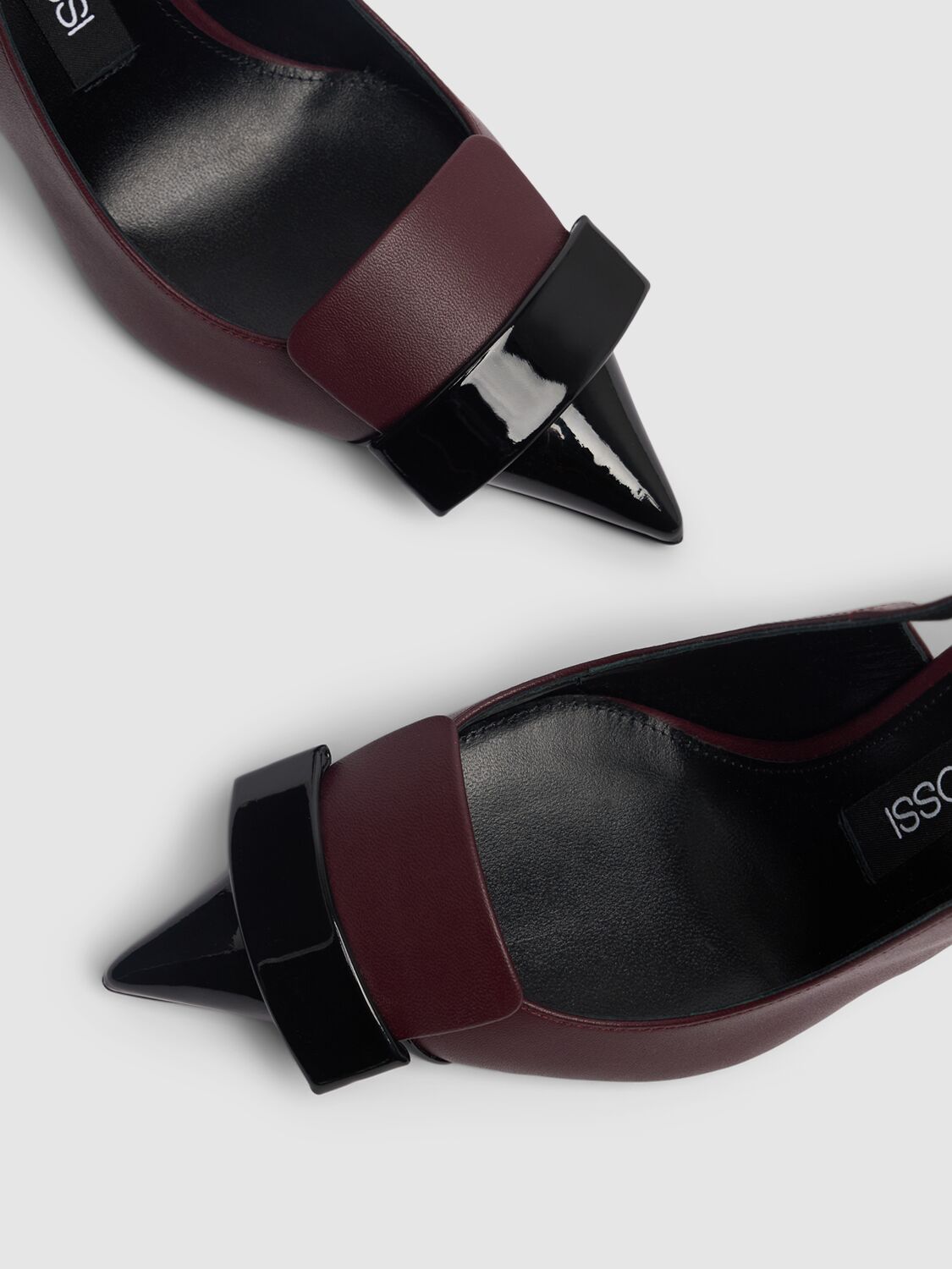 SERGIO ROSSI 75MM LEATHER SLINGBACK PUMPS 