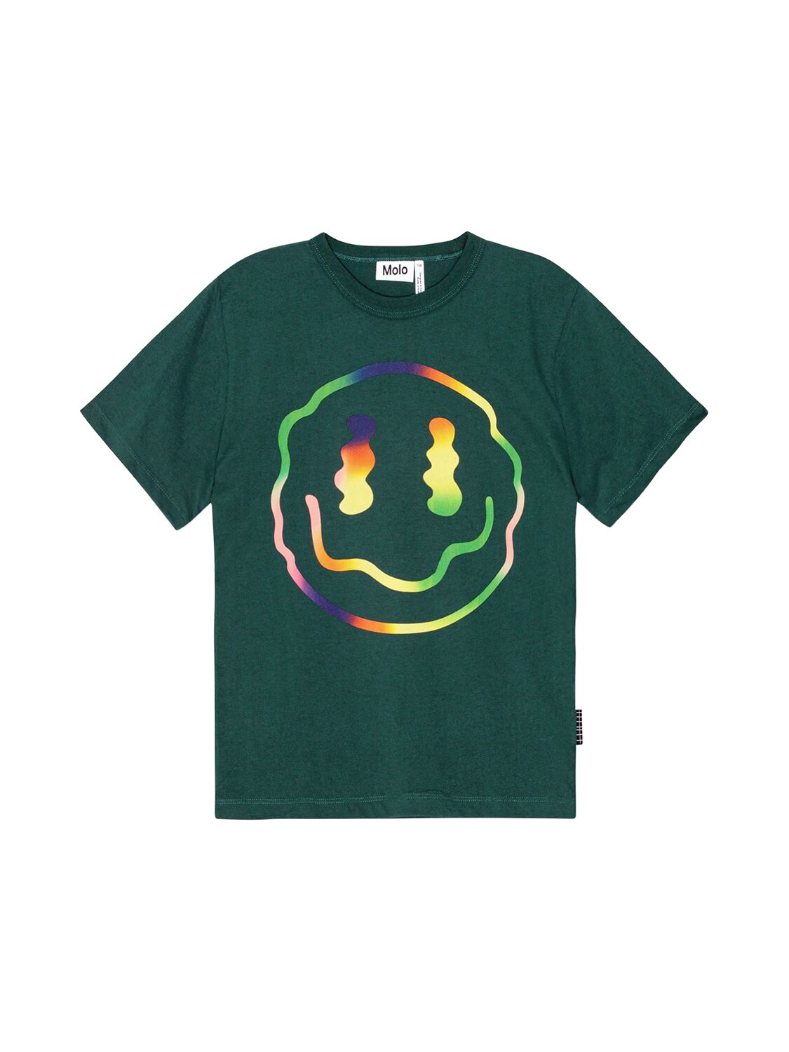 Molo Printed Organic Cotton Jersey T-shirt In Green