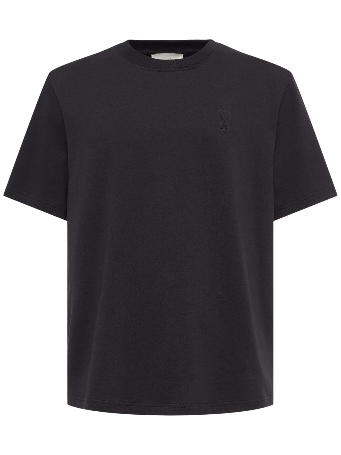 Ami Alexandre Mattiussi Adc Logo Cotton T-shirt In Black