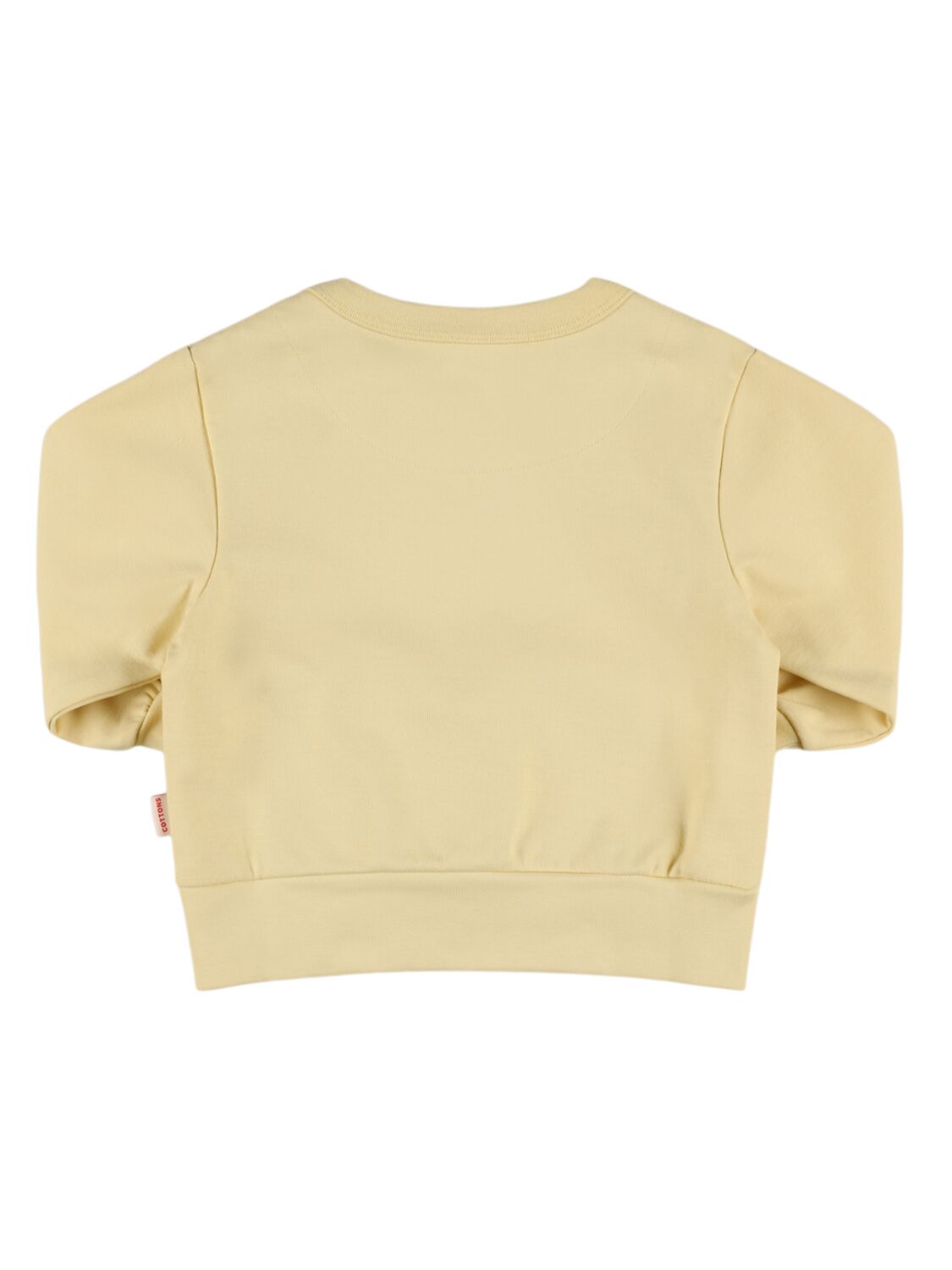 Shop Tiny Cottons Printed Organic Cotton Sweatshirt In Light Yellow