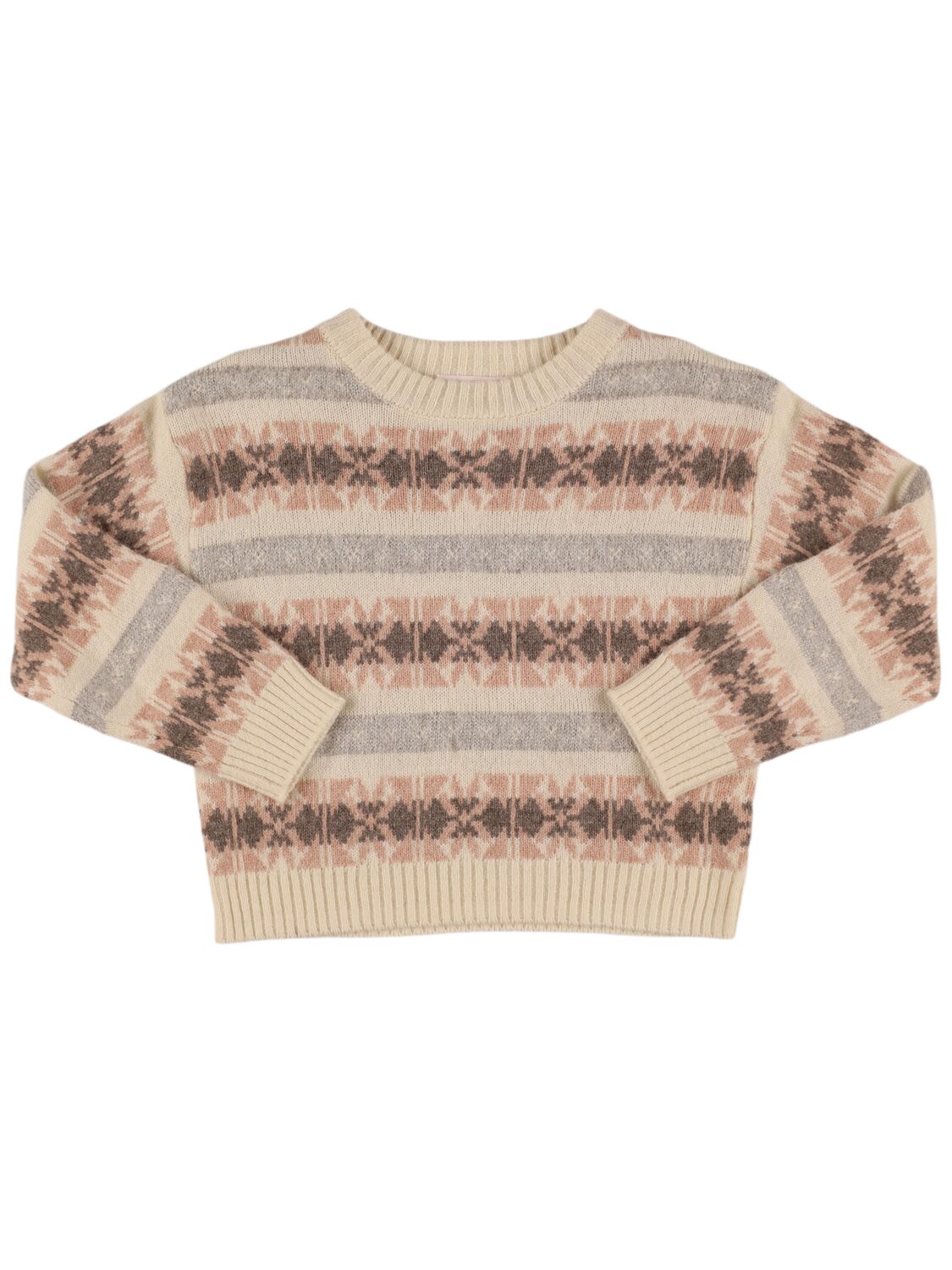 Bonpoint Wool Blend Knit Sweater In Multi