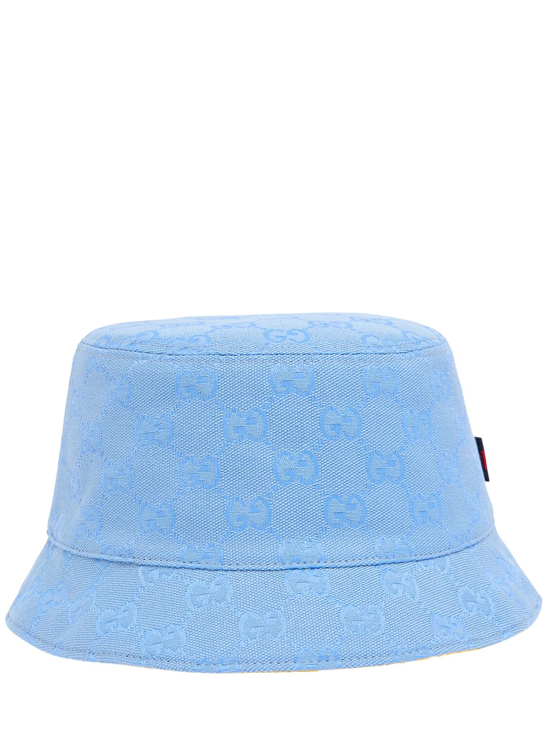 Gucci Canvas Bucket Hat In Mindful Azure