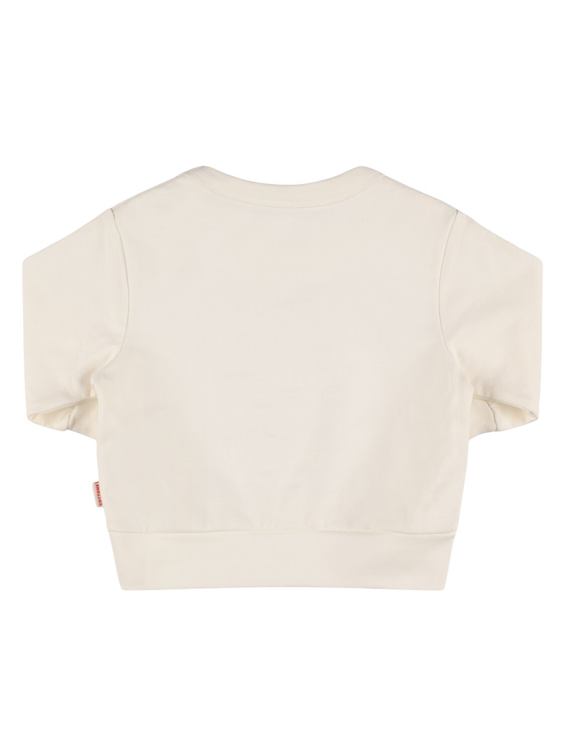 Shop Tiny Cottons Printed Organic Cotton Sweatshirt In Off White
