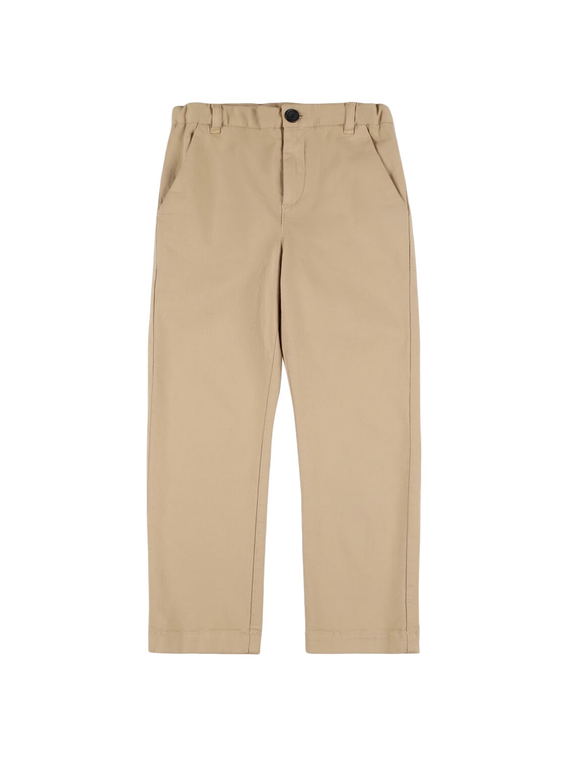 Bonpoint Cotton Gabardine Pants In Brown