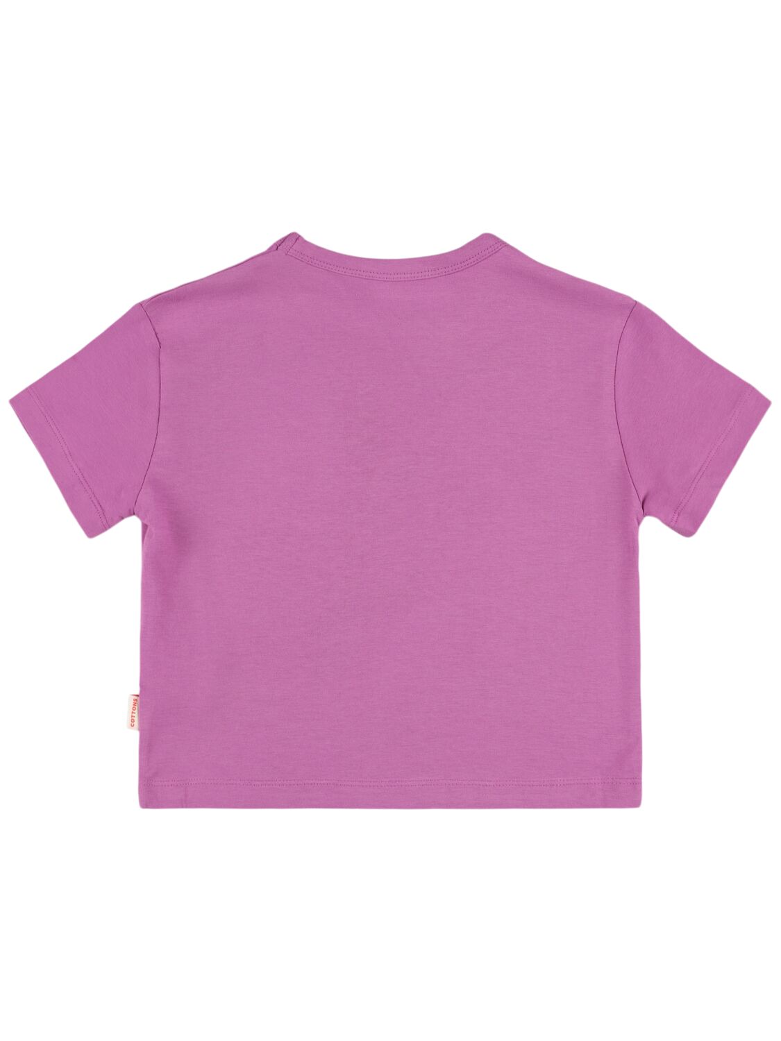 Shop Tiny Cottons Printed Organic Cotton T-shirt In Purple