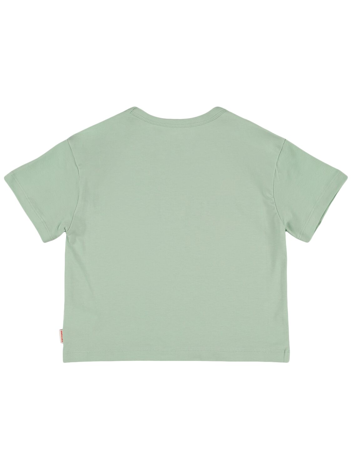 Shop Tiny Cottons Printed Organic Cotton T-shirt In Green