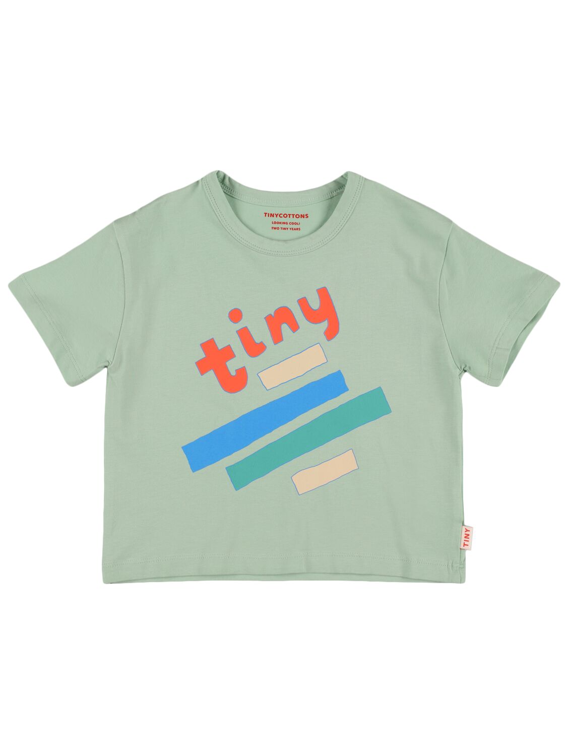 Tiny Cottons Kids' Printed Organic Cotton T-shirt In Green
