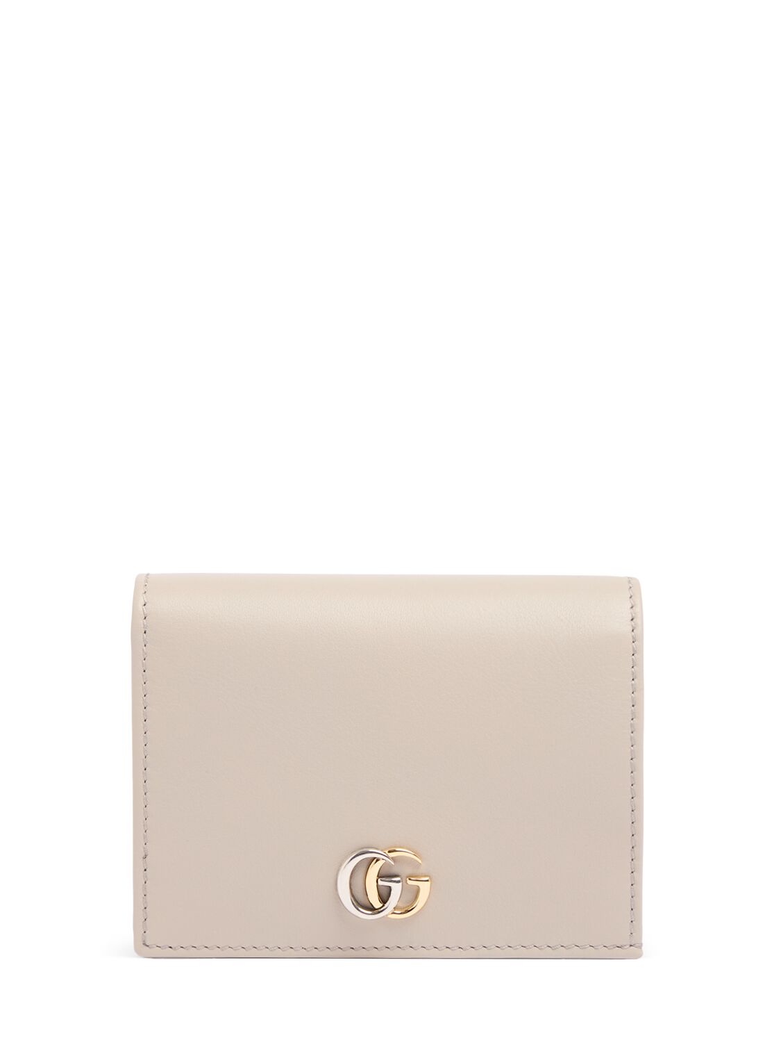 Image of Gg Marmont Leather Card Case Wallet