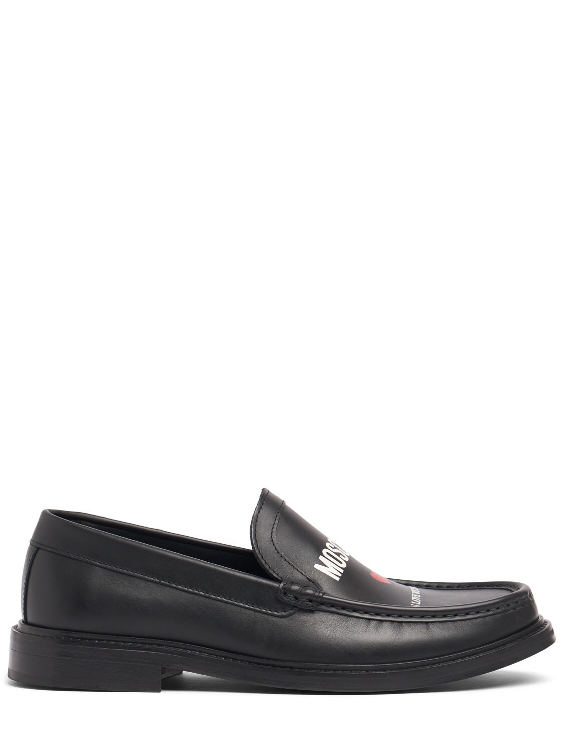 In Love We Trust Leather Loafers