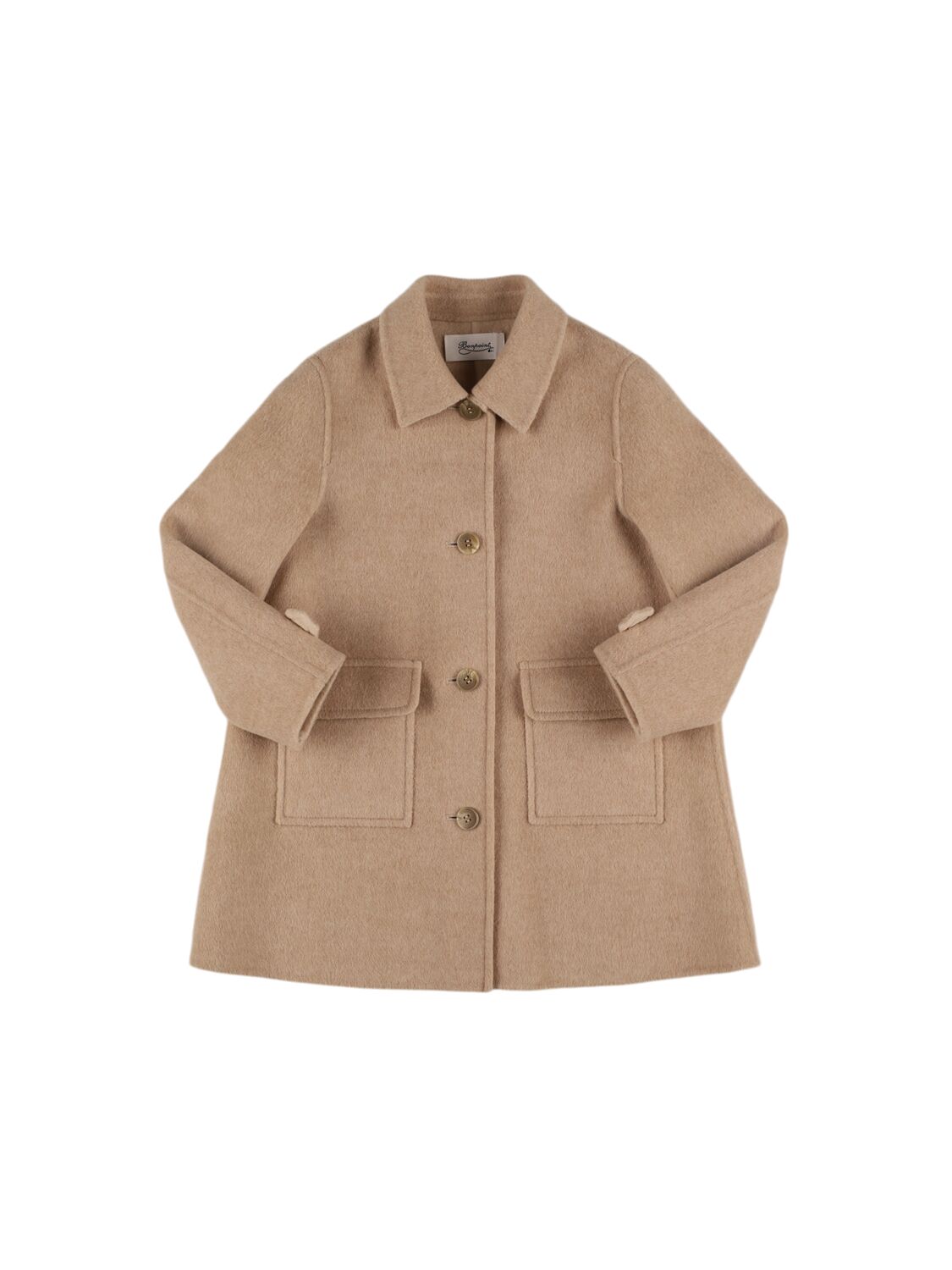 Bonpoint Kids' Wool & Cashmere Coat In Brown