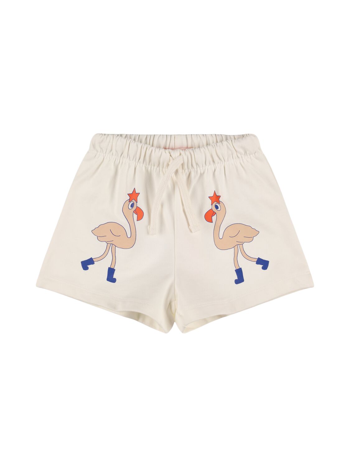 Tiny Cottons Kids' Printed Organic Cotton Shorts In Off White