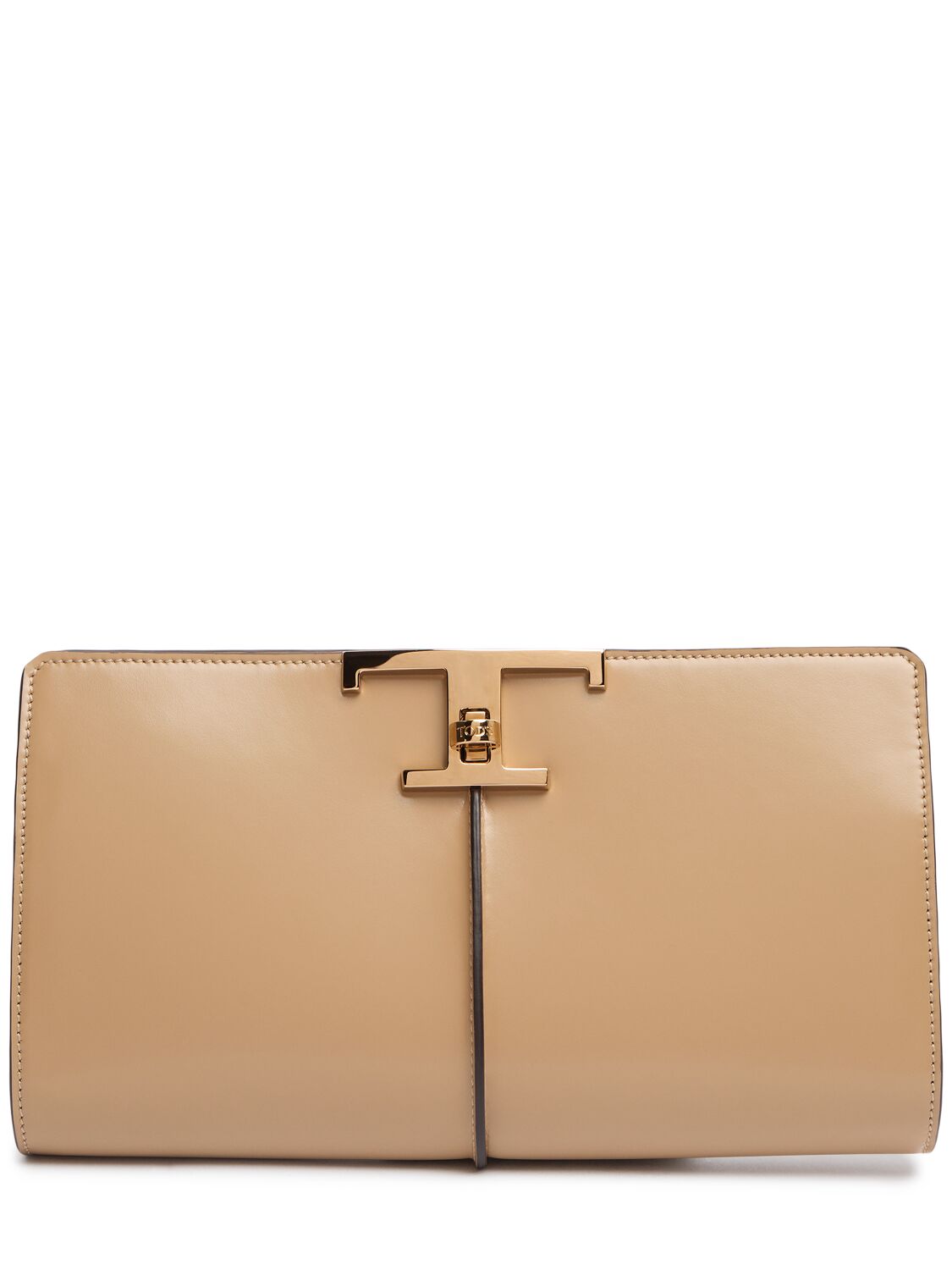 Tod's Pochette Chain T Clutch In Ginger