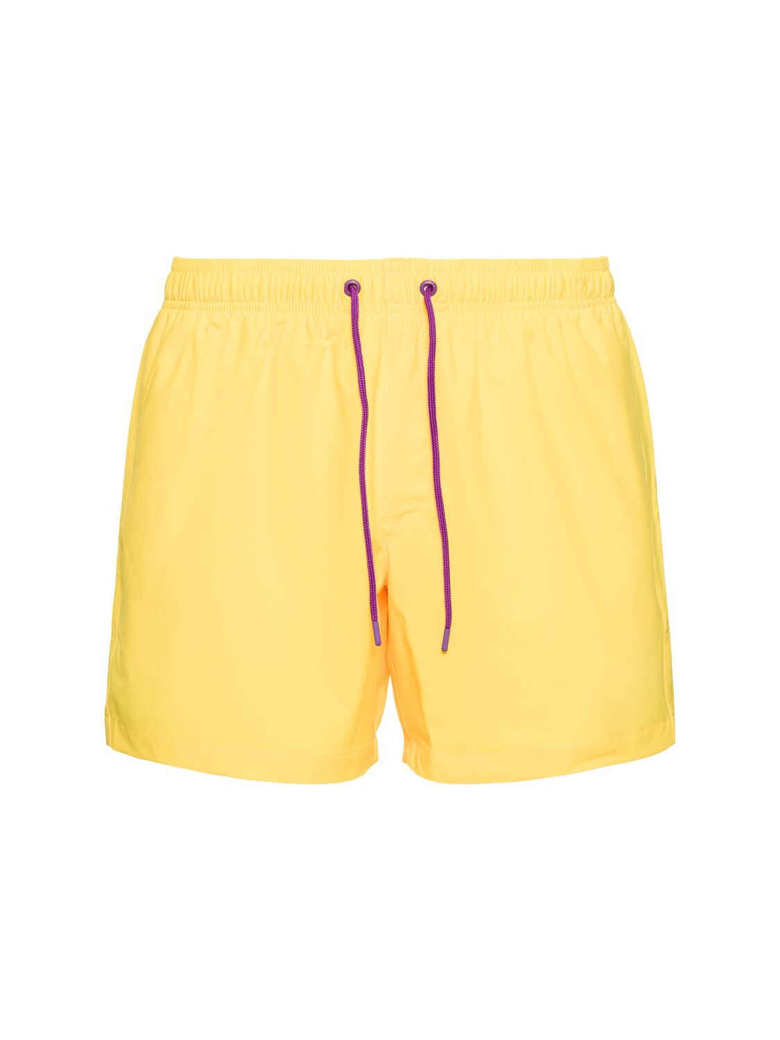 Sundek Stretch Waist Quick Dry Swim Shorts In 黄色