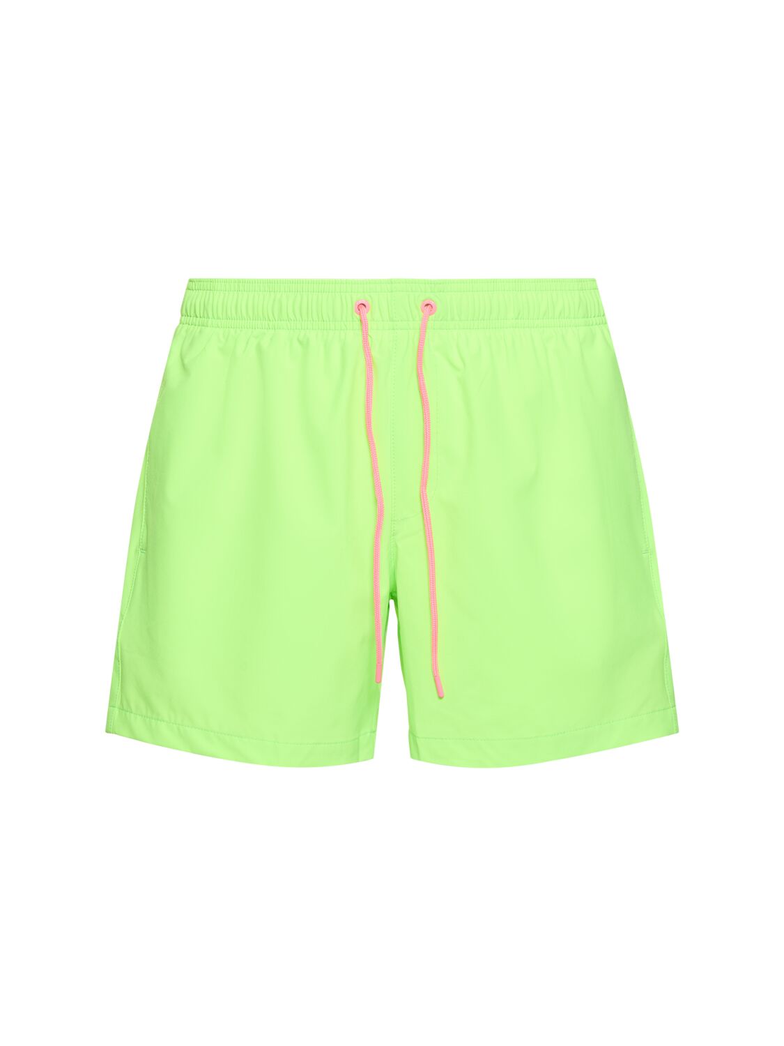 Sundek Stretch Waist Quick Dry Swim Shorts In 荧光绿