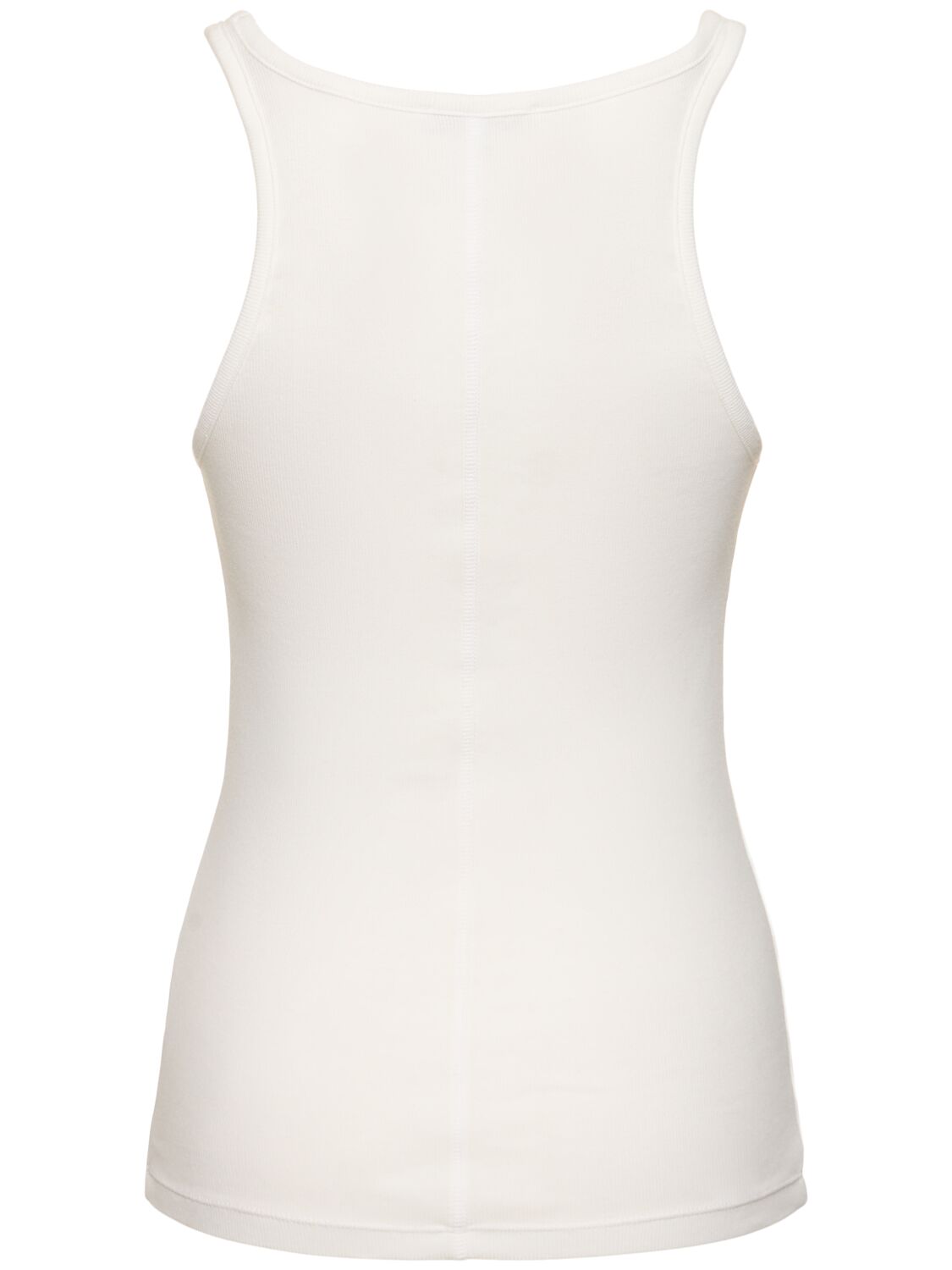 Shop Agolde Zane Modal Blend Jersey Tank Top In White