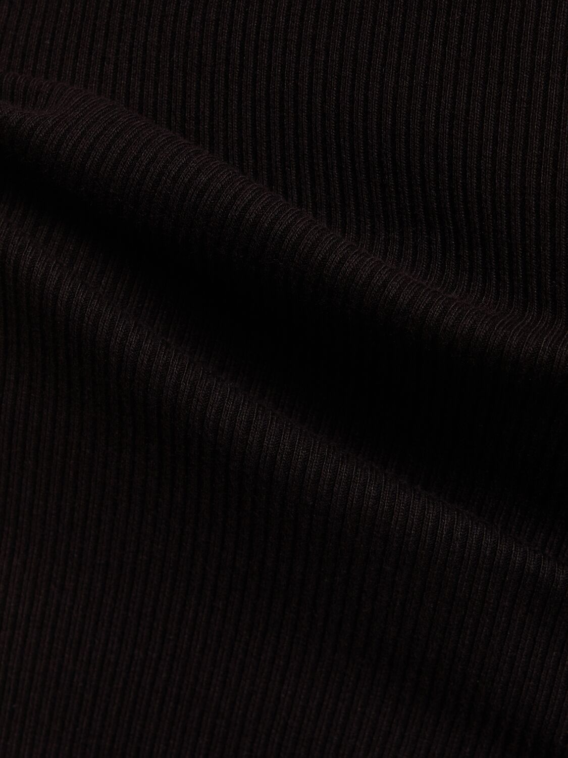 Shop Agolde Nova Cotton Blend Jersey T-shirt In Dark Brown