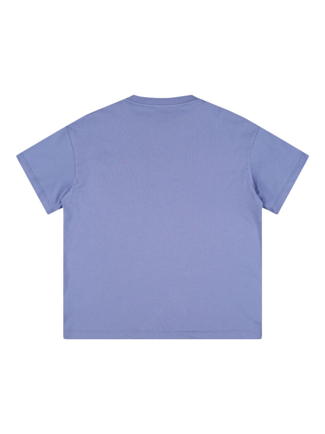 Shop Etro Cotton Jersey Logo T-shirt In Light Blue