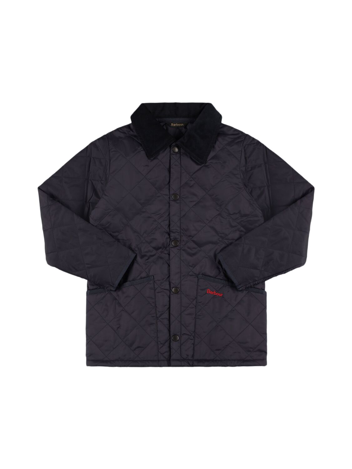 Barbour Babies' Liddesdale Quilted Puffer Jacket In Black