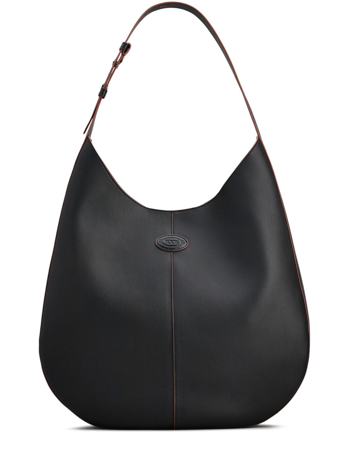 Tod's Medium Dbs Hobo Leather Bag In Black