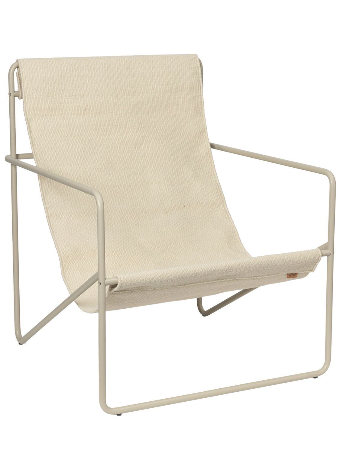 Shop Ferm Living Cashmere Cloud Desert Lounge Chair In Cashmere,cloud