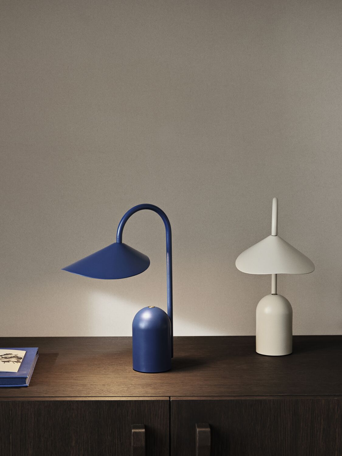 Shop Ferm Living Bright Blue Arum Portable Lamp
