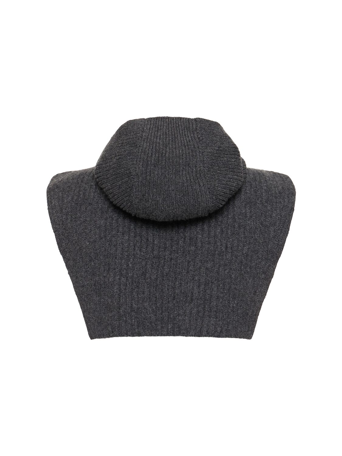 Shop Soeur Sud Wool Balaclava In Dark Grey