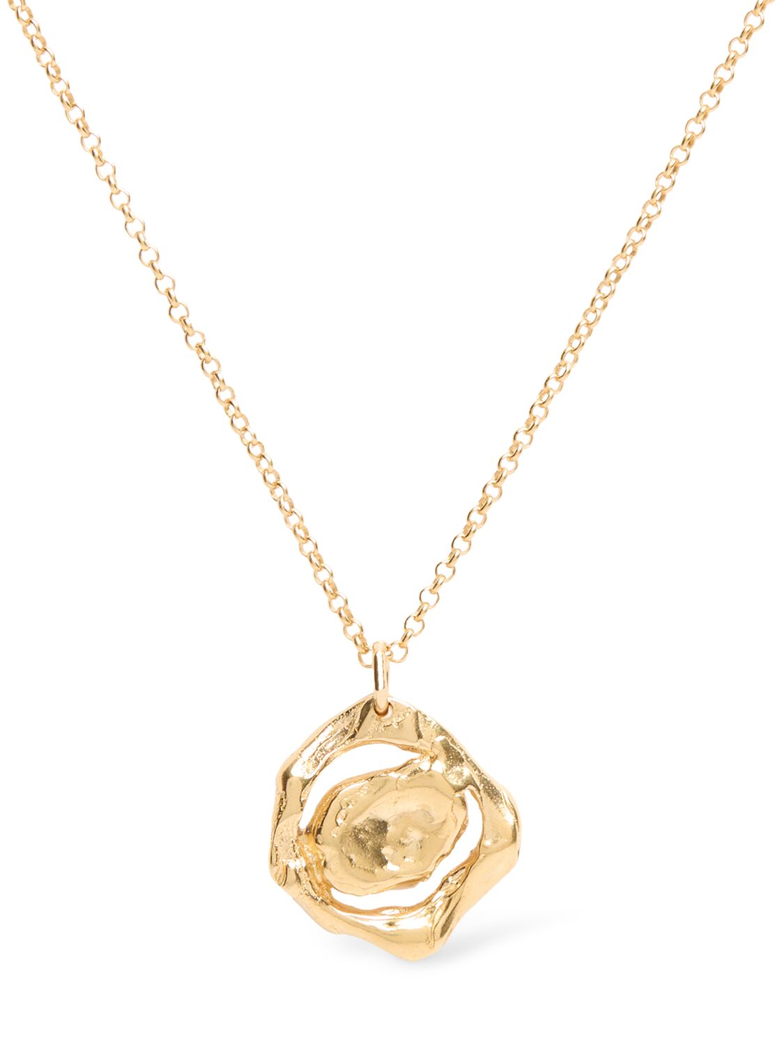 Simuero Amuleto Pendant Necklace In Gold