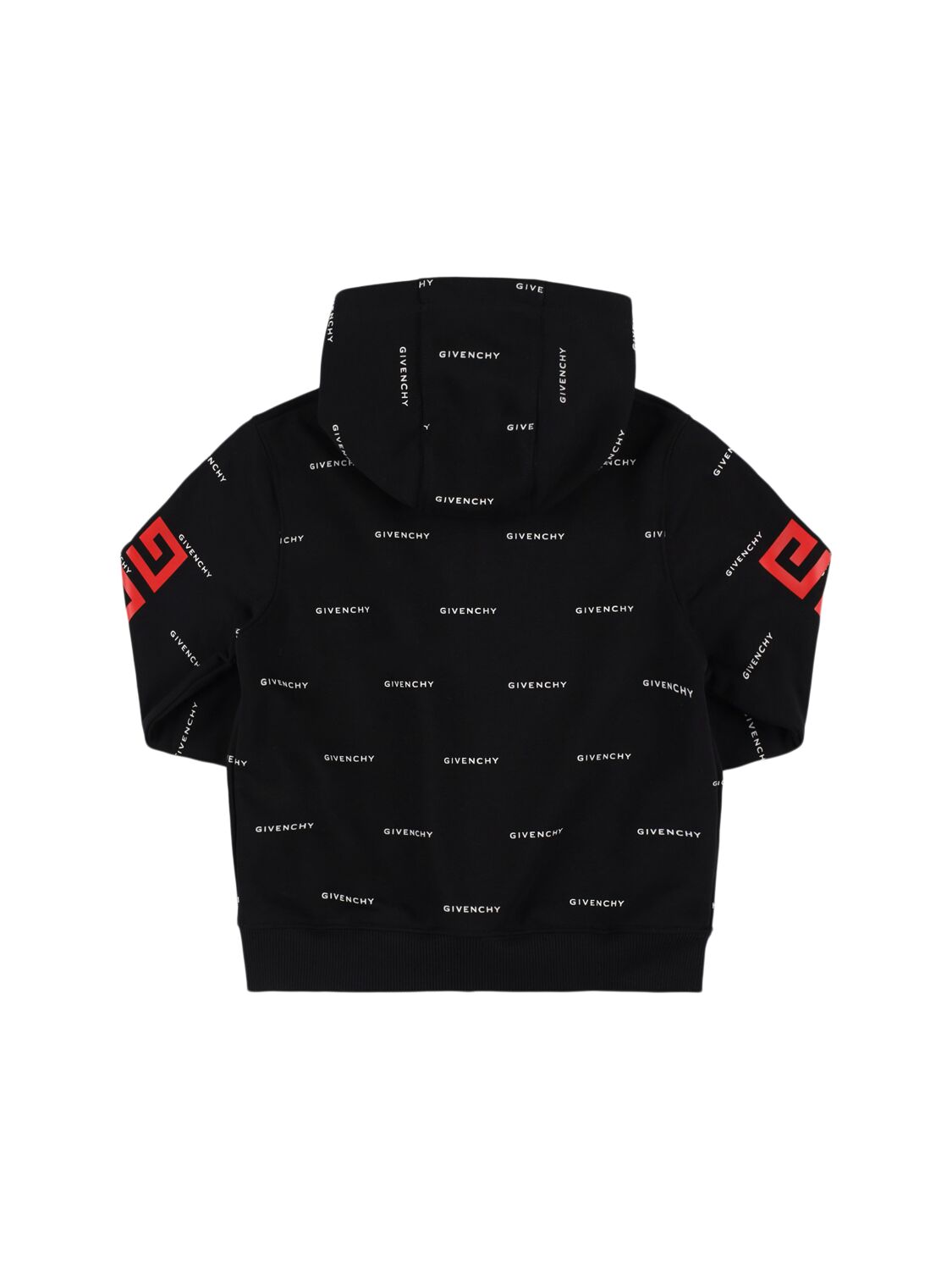 Shop Givenchy Cotton Fleece Hoodie In Black