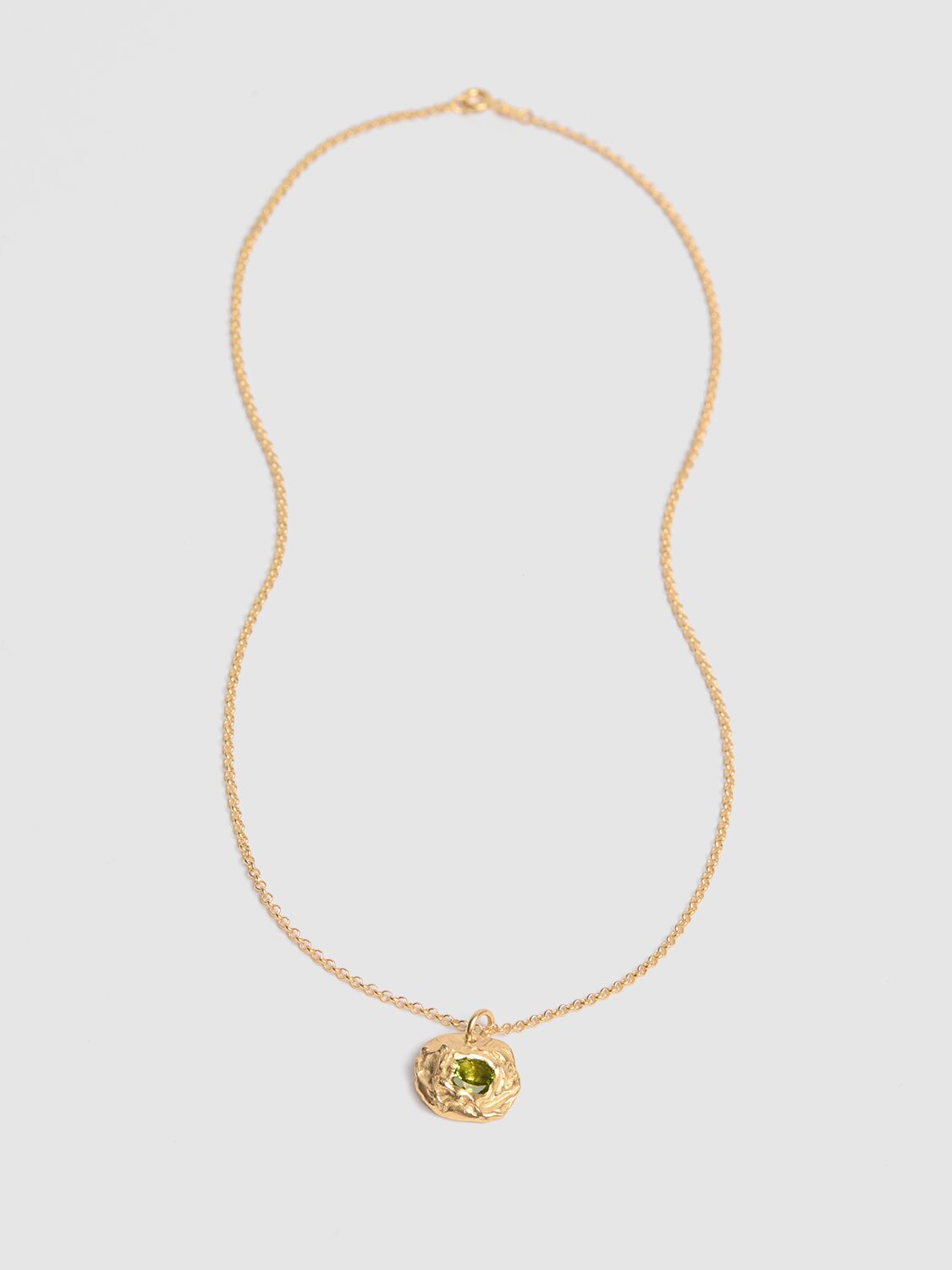 Shop Simuero Illetes Pendant Necklace In Gold