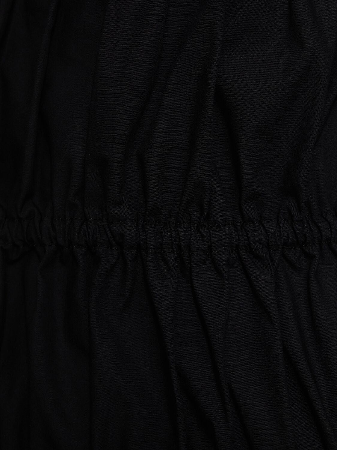 Shop Designers Remix Connor Strapless Cotton Midi Dress In Black