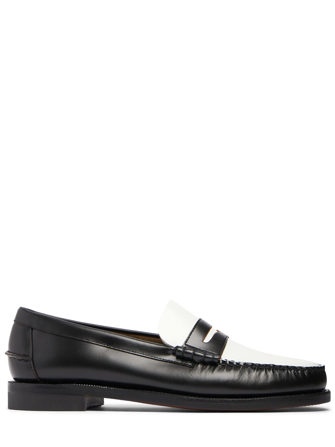 Sebago Classic Dan Smooth Leather Loafers In Black