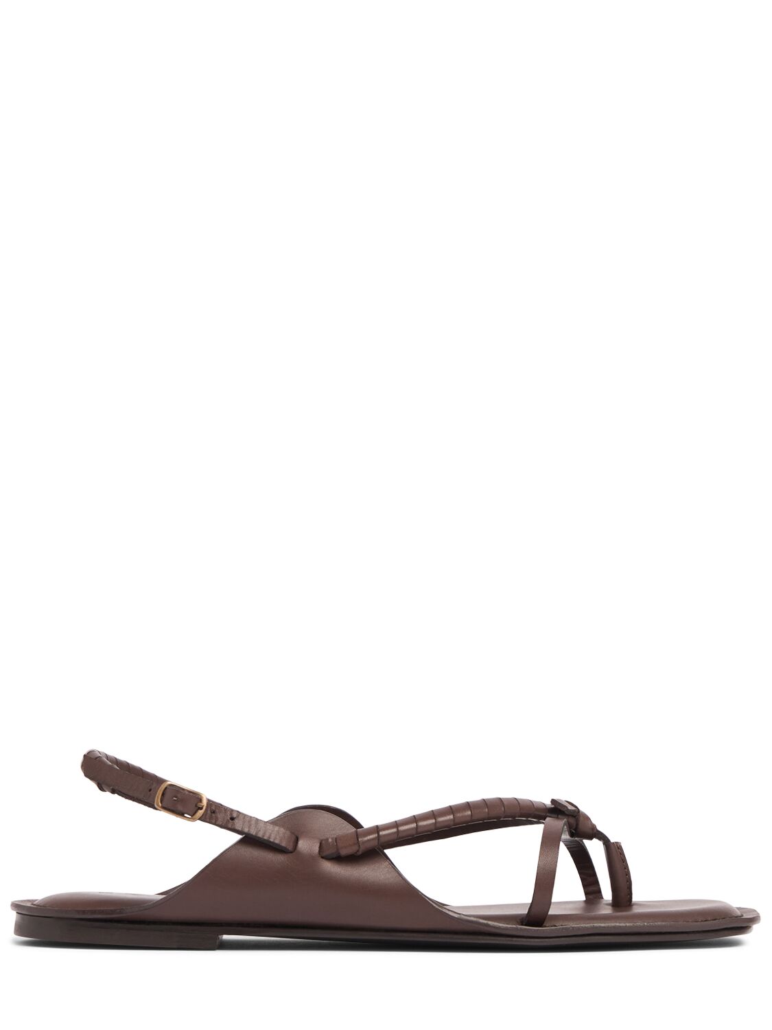 Image of 20mm Anais Leather Flat Sandals
