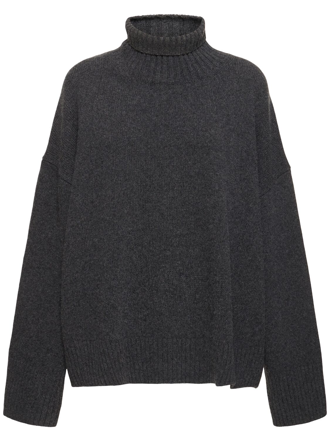 Soeur William Wool Knit Turtleneck Sweater In Gray