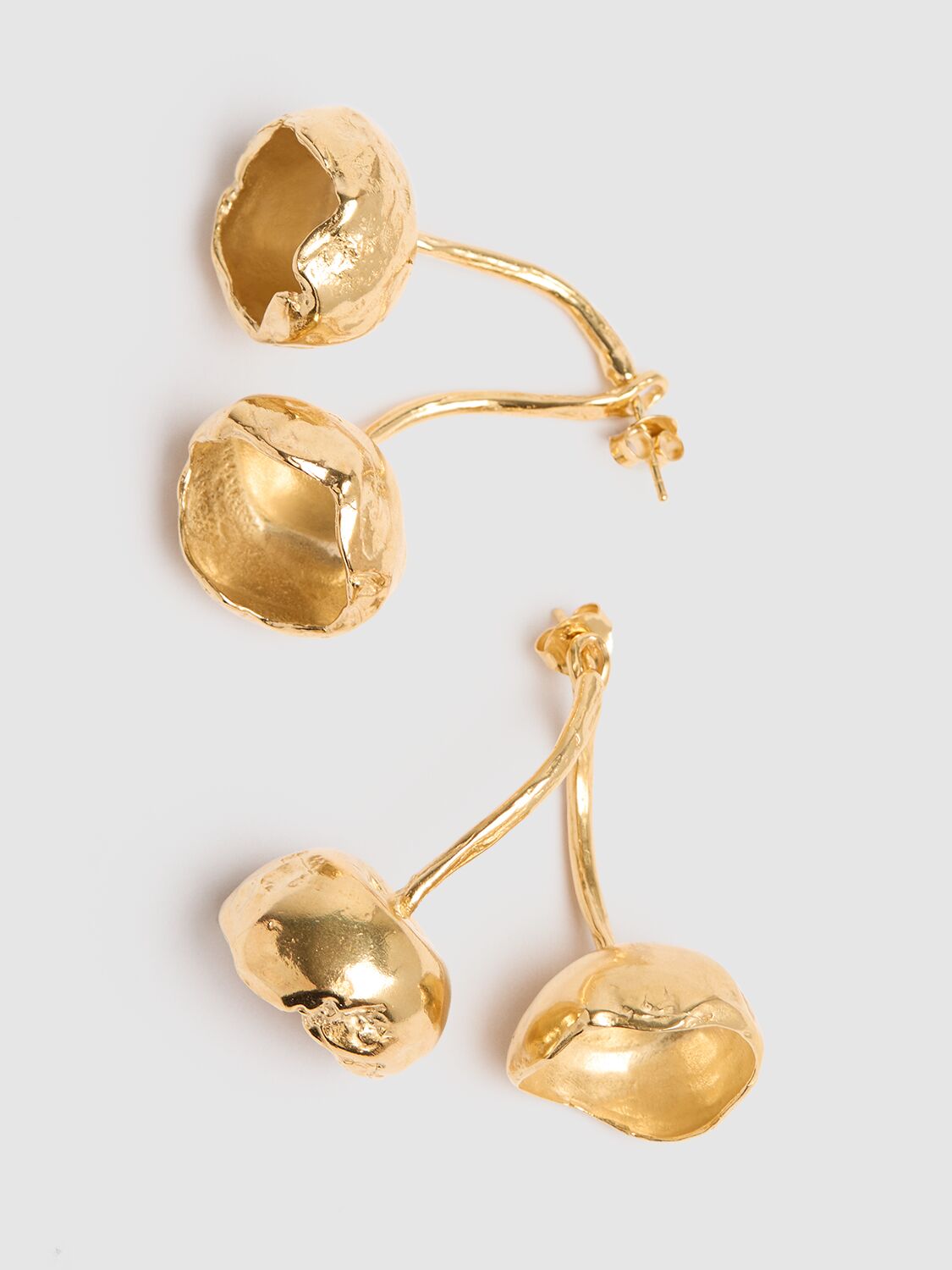 Shop Simuero Cerezas Drop Earrings In Gold