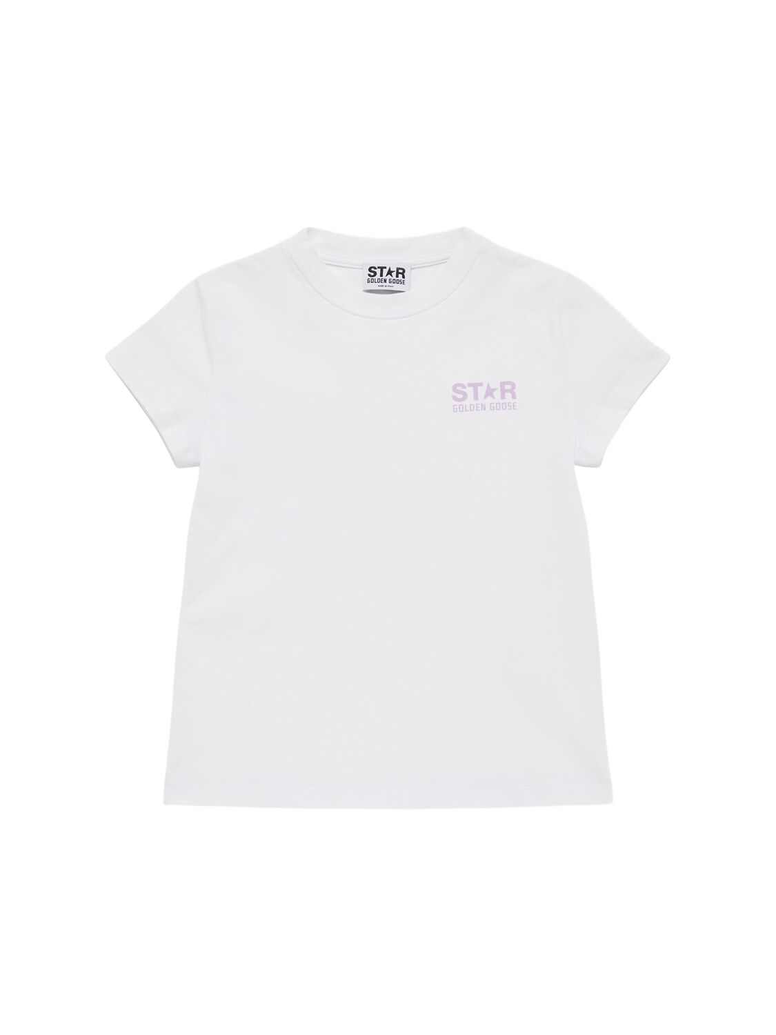 Golden Goose Star Logo Cotton T-shirt In White