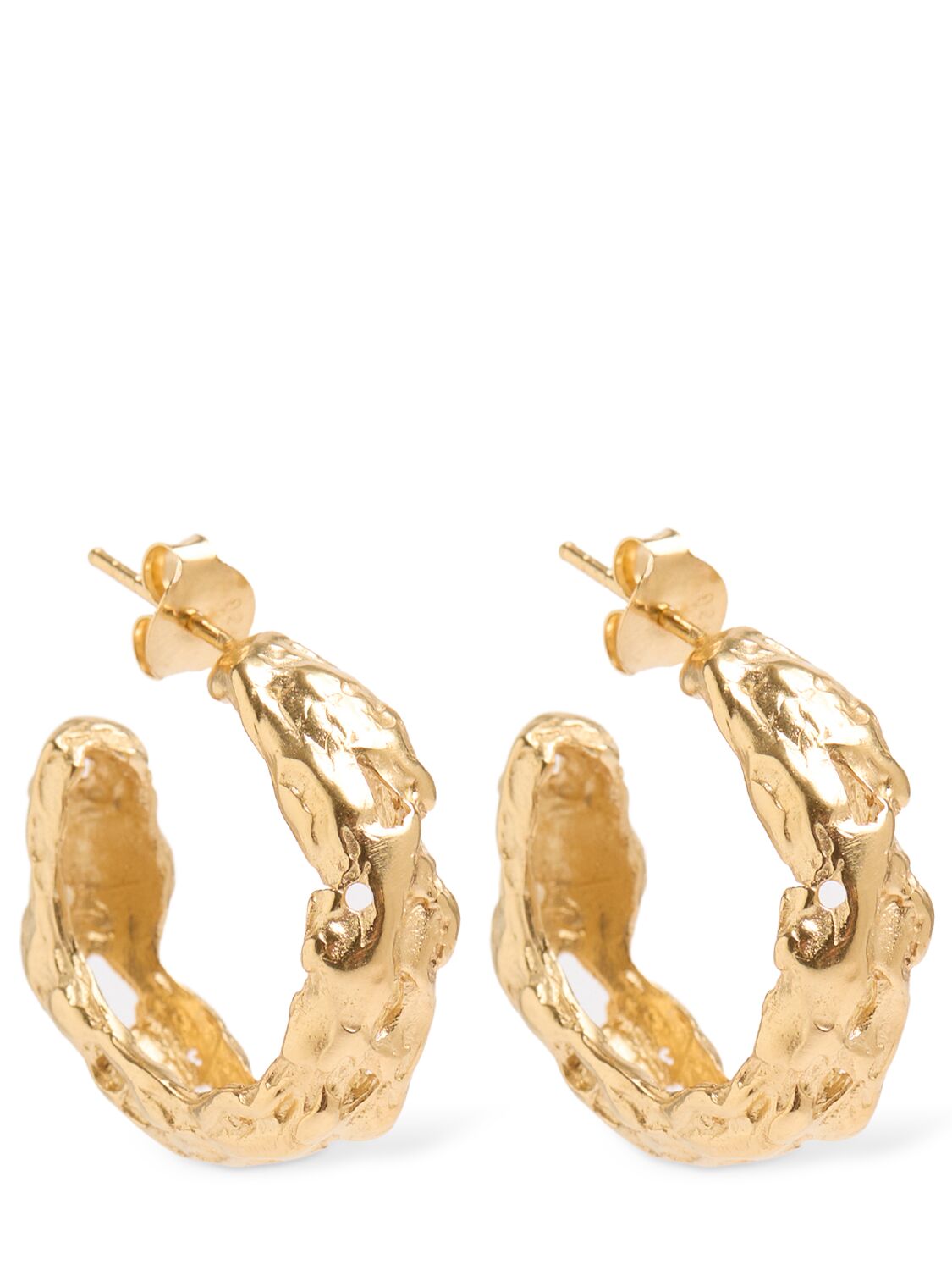 Simuero Cabo Hoop Earrings In Gold
