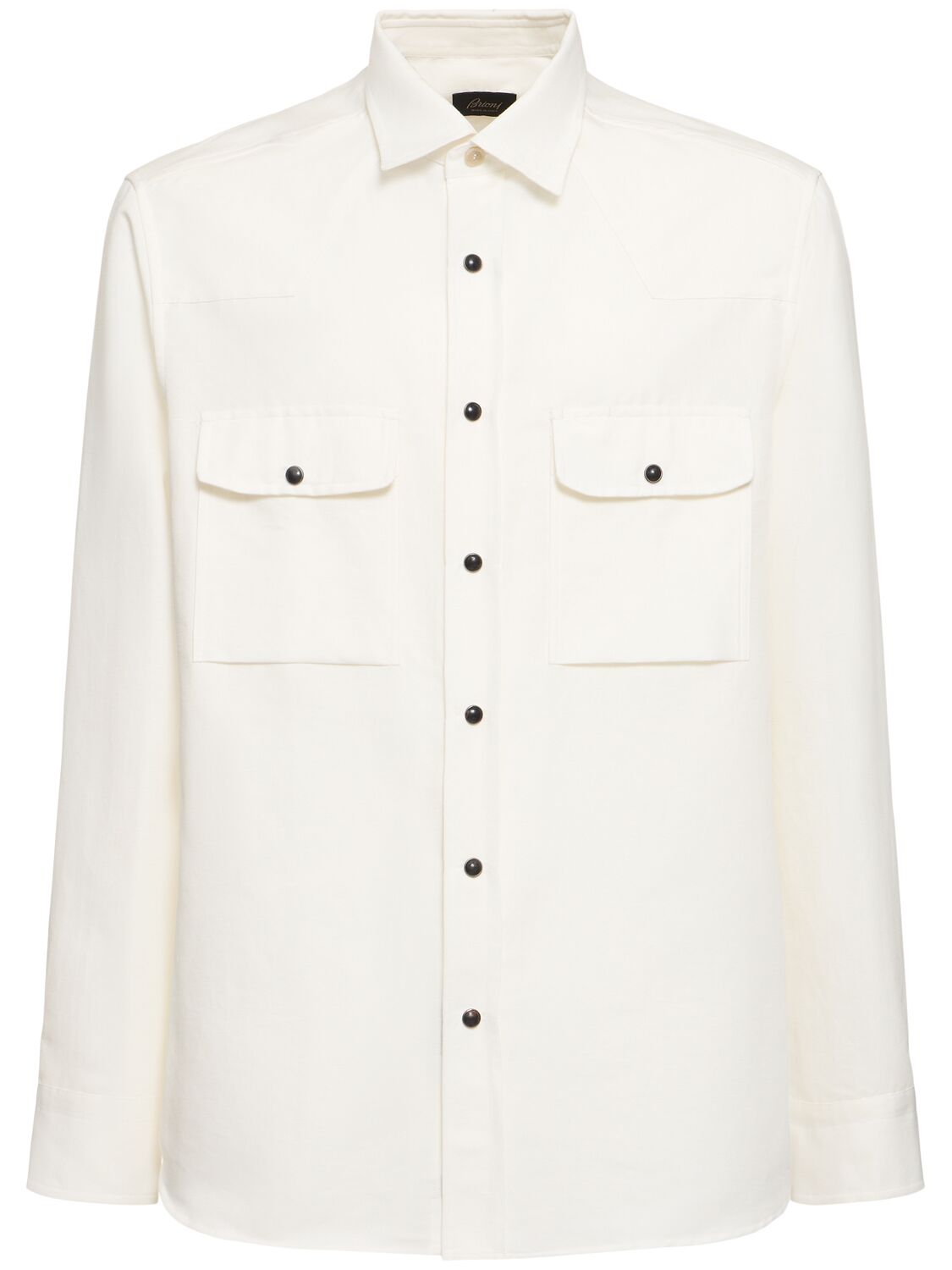 Image of Cotton & Linen Western Shirt