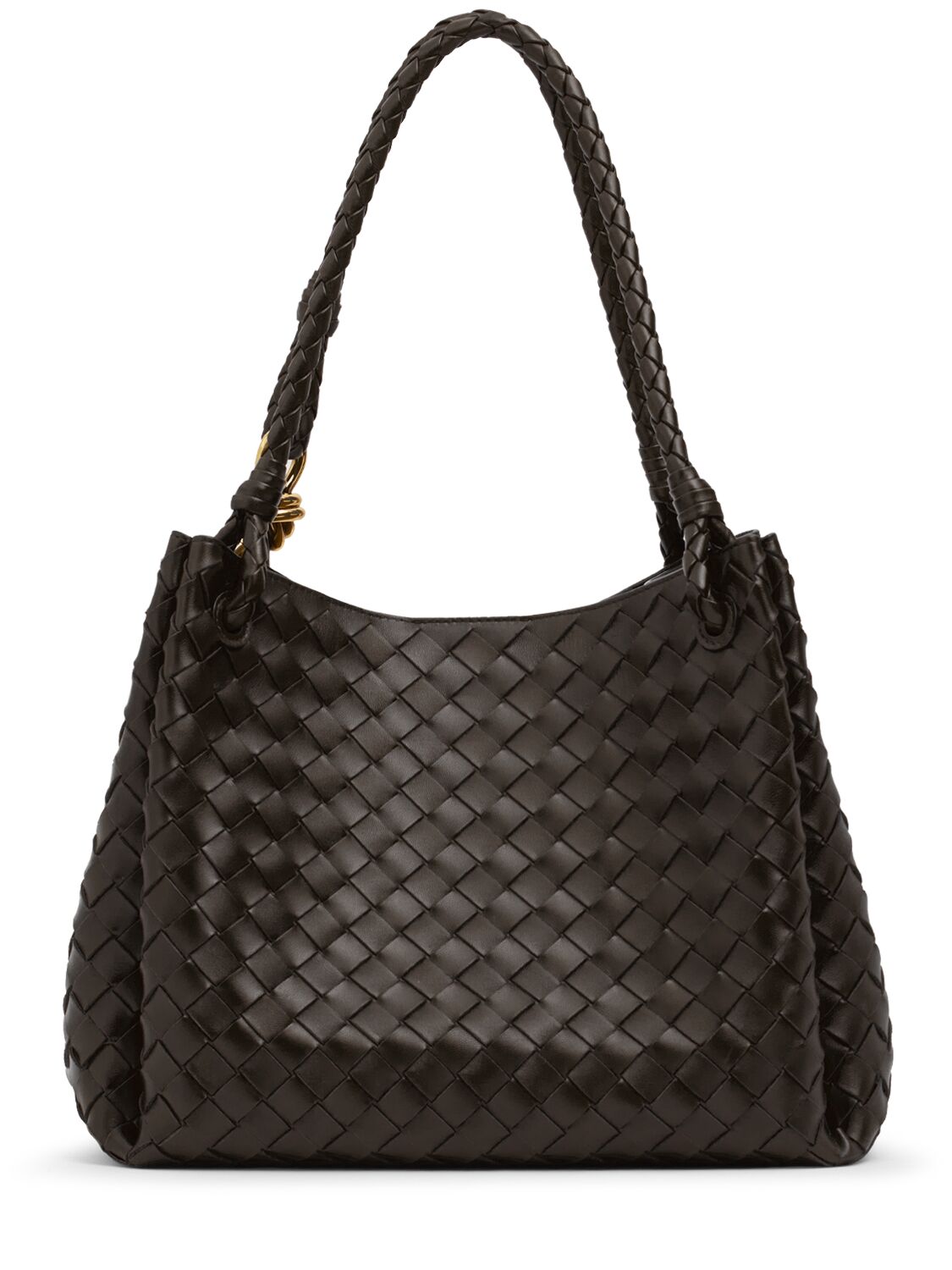 Shop Bottega Veneta Large Parachute Leather Bag In Fondant