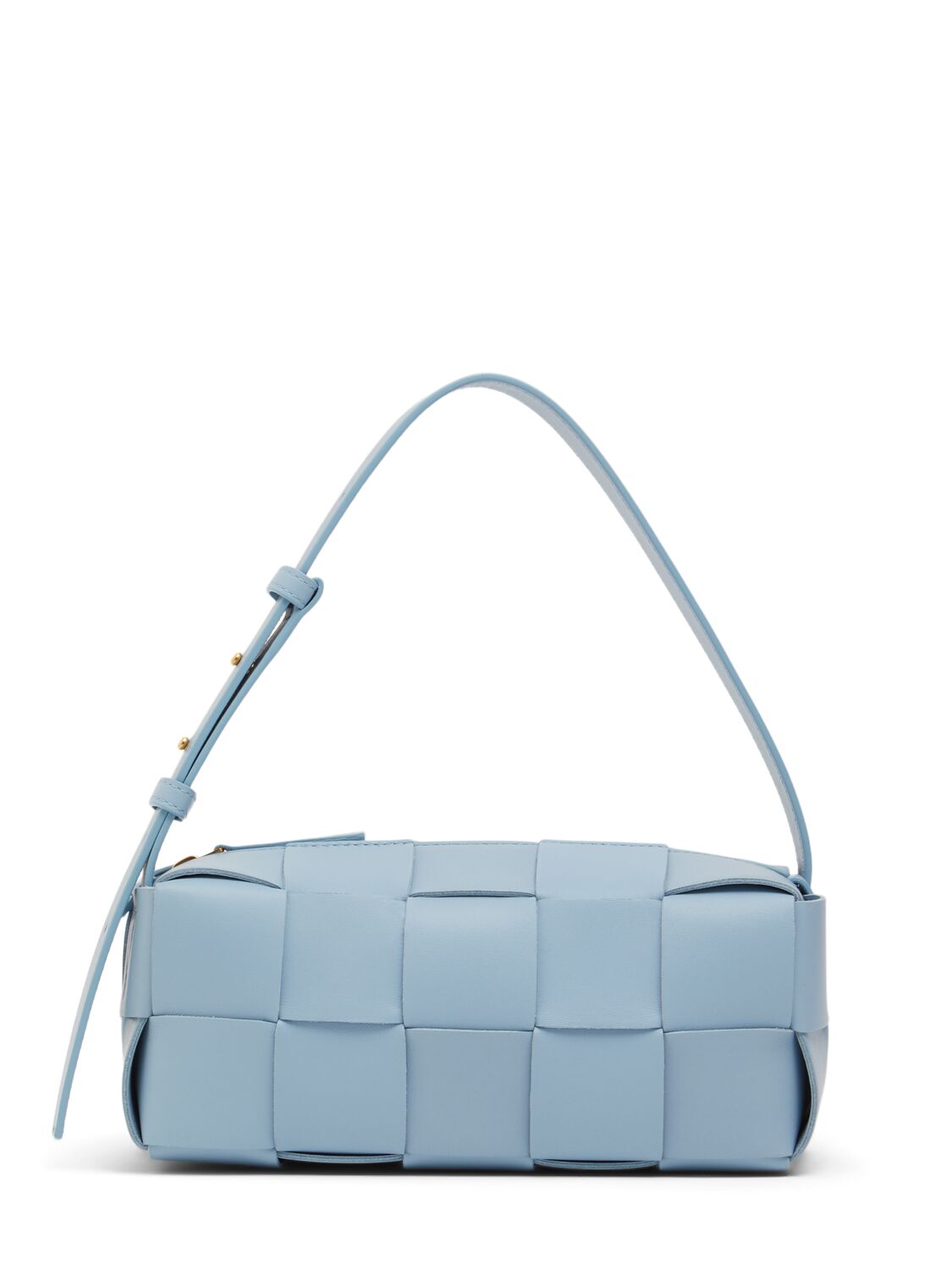 Bottega Veneta Small Brick Cassette Leather Bag In Ice